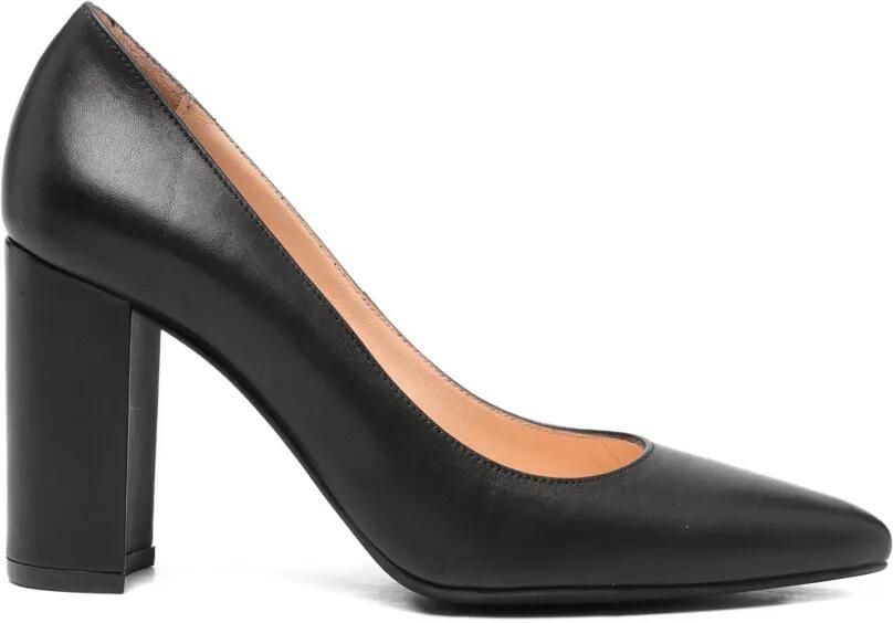 SERGIO MORETTI FIRENZE pointed-toe block-heel pumps Zwart
