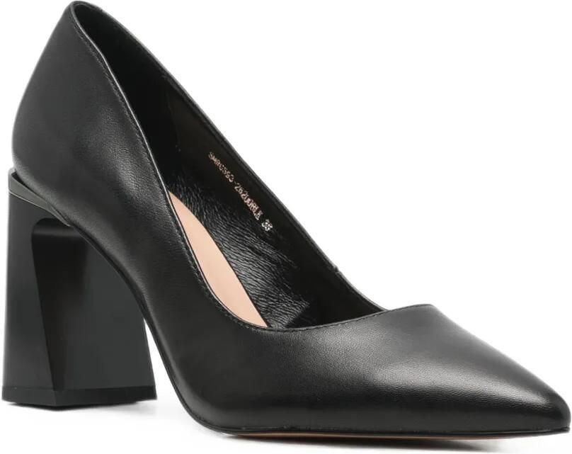 SERGIO MORETTI FIRENZE Pumps met blokhak Zwart - Foto 2