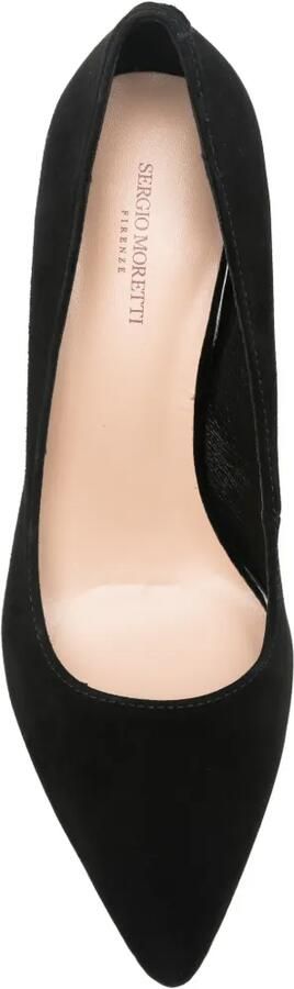 SERGIO MORETTI FIRENZE Pumps met blokhak Zwart - Foto 4