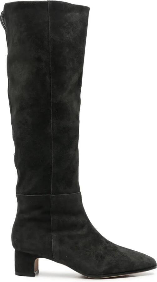 SERGIO MORETTI FIRENZE pointed-toe knee-high boots Zwart - Foto 2