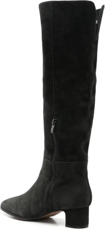 SERGIO MORETTI FIRENZE pointed-toe knee-high boots Zwart - Foto 3