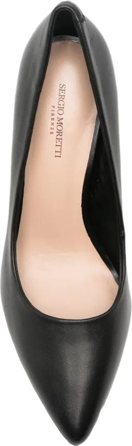 SERGIO MORETTI FIRENZE Pumps met puntige neus Zwart - Foto 4