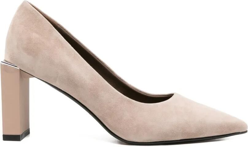 SERGIO MORETTI FIRENZE Pumps met blokhak Beige