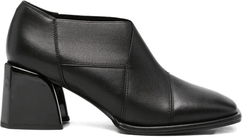 SERGIO MORETTI FIRENZE Pumps met blokhak en vlakken Zwart