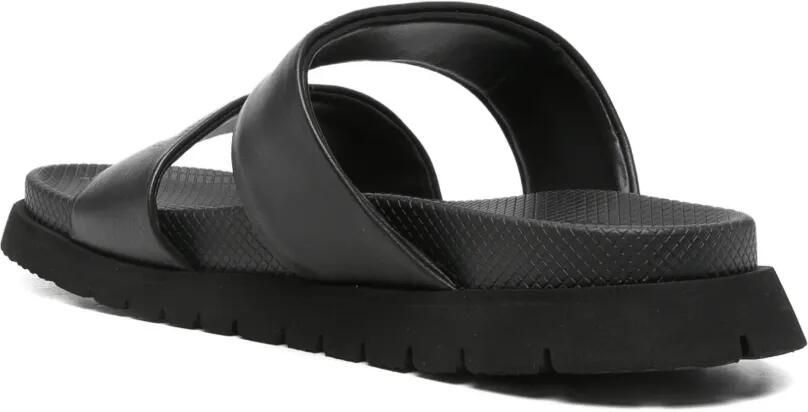 SERGIO MORETTI FIRENZE Sandalen met dubbele bandjes Zwart - Foto 3