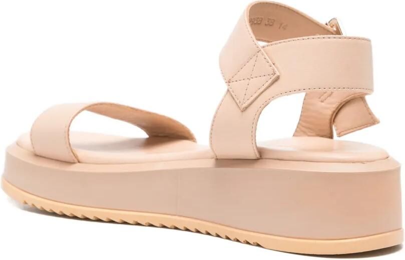 SERGIO MORETTI FIRENZE Sandalen met gesp Beige - Foto 2
