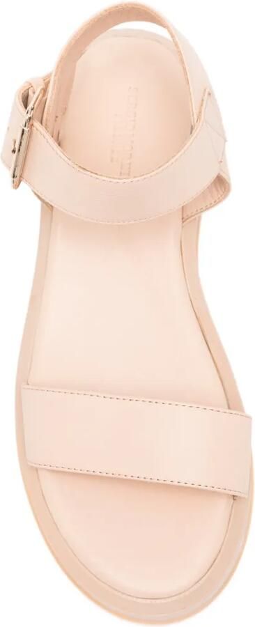SERGIO MORETTI FIRENZE Sandalen met gesp Beige - Foto 4