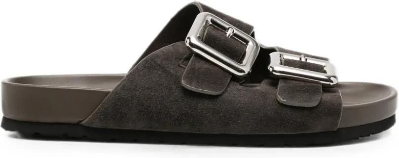 SERGIO MORETTI FIRENZE Sandalen met gesp Bruin
