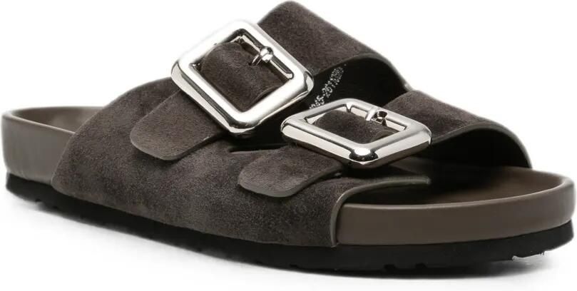 SERGIO MORETTI FIRENZE Sandalen met gesp Bruin - Foto 2