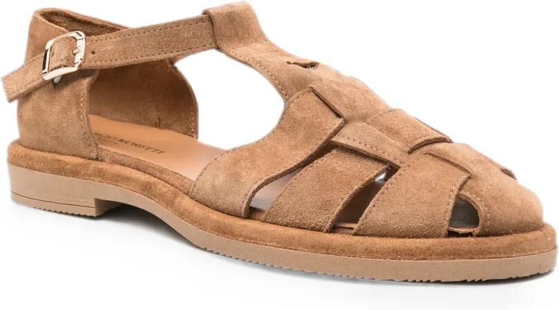 SERGIO MORETTI FIRENZE Sandalen met gesp Bruin - Foto 2
