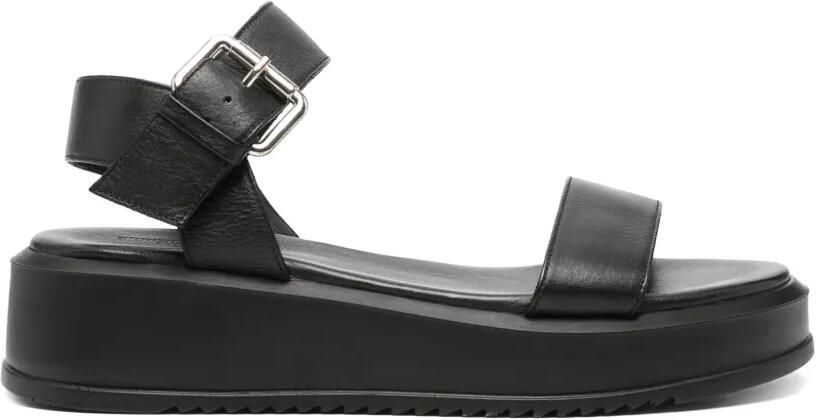 SERGIO MORETTI FIRENZE Sandalen met gesp Zwart