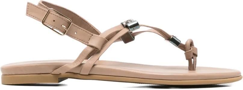 SERGIO MORETTI FIRENZE Sandalen met gespsluiting Bruin