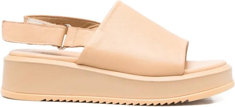 SERGIO MORETTI FIRENZE Sandalen met klittenband Beige