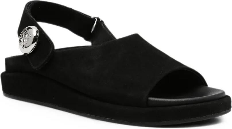 SERGIO MORETTI FIRENZE Sandalen met klittenband Zwart - Foto 2