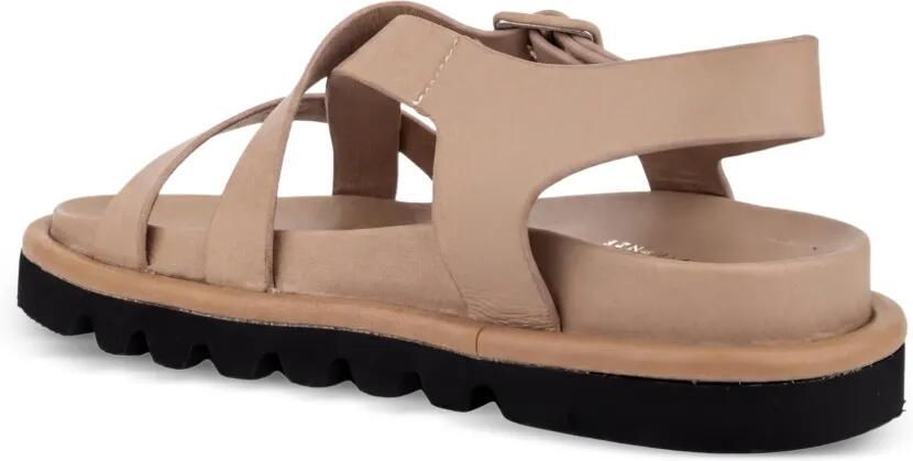 SERGIO MORETTI FIRENZE Sandalen met kruisbandjes Beige - Foto 2