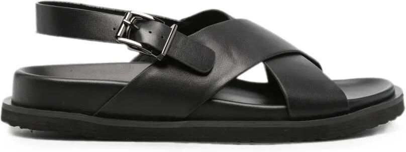 SERGIO MORETTI FIRENZE Sandalen met kruisbandjes Zwart
