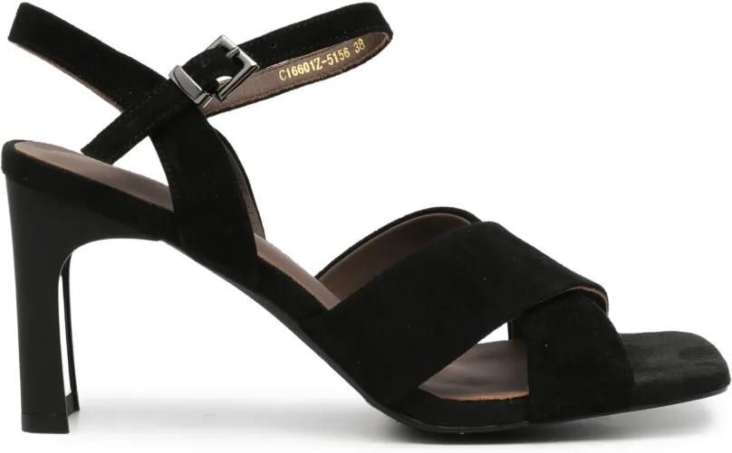 SERGIO MORETTI FIRENZE Sandalen met kruisbandjes Zwart