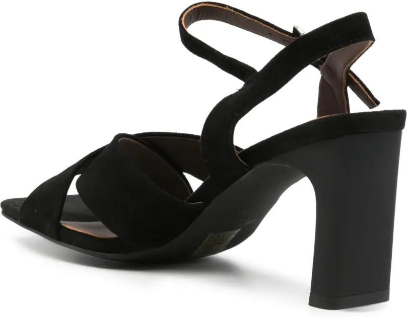 SERGIO MORETTI FIRENZE Sandalen met kruisbandjes Zwart - Foto 2