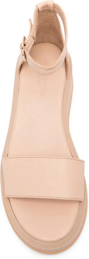 SERGIO MORETTI FIRENZE Sandalen met plateauzool Beige - Foto 4