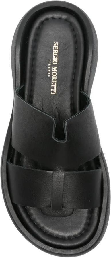 SERGIO MORETTI FIRENZE Sandalen met plateauzool Zwart - Foto 2