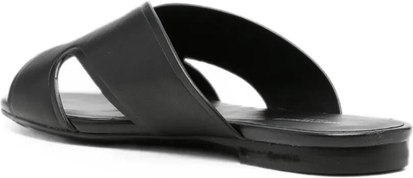 SERGIO MORETTI FIRENZE Sandalen met uitgesneden detail Zwart - Foto 3