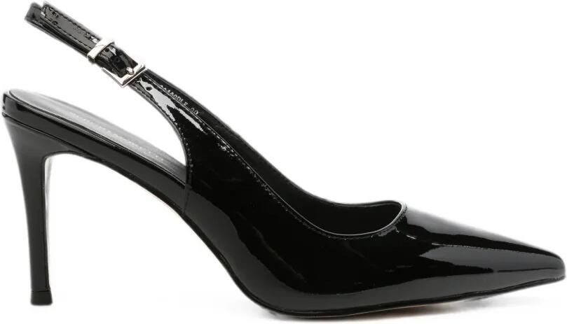 SERGIO MORETTI FIRENZE Slingback pumps met gelakte afwerking Zwart