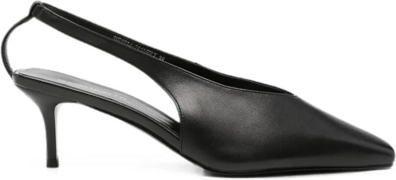SERGIO MORETTI FIRENZE Slingback pumps met puntige neus Zwart