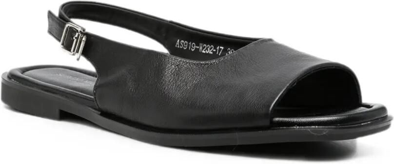 SERGIO MORETTI FIRENZE Slingback sandalen Zwart - Foto 3