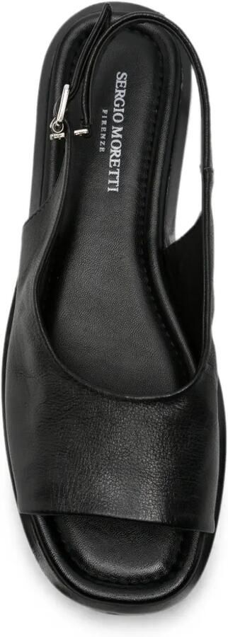 SERGIO MORETTI FIRENZE Slingback sandalen Zwart - Foto 2