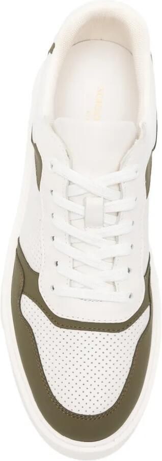 SERGIO MORETTI FIRENZE Sneakers met geperforeerd vlak Groen - Foto 4