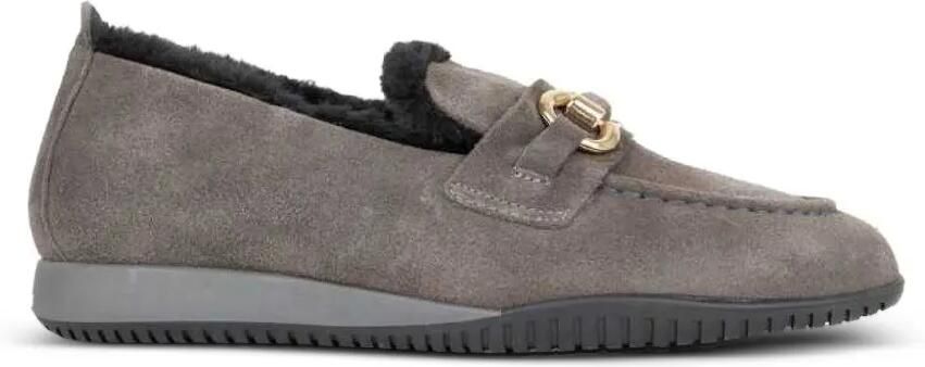 SERGIO MORETTI FIRENZE Sneakers met lammy afwerking Grijs