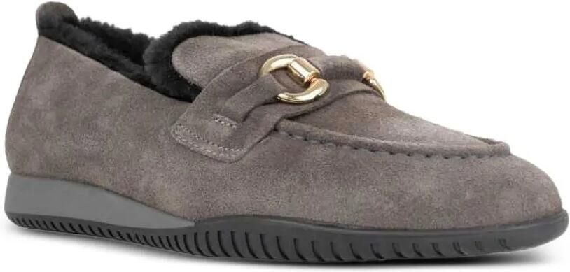 SERGIO MORETTI FIRENZE Sneakers met lammy afwerking Grijs - Foto 4
