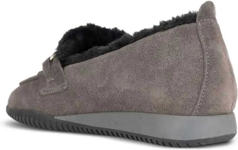 SERGIO MORETTI FIRENZE Sneakers met lammy afwerking Grijs - Foto 2