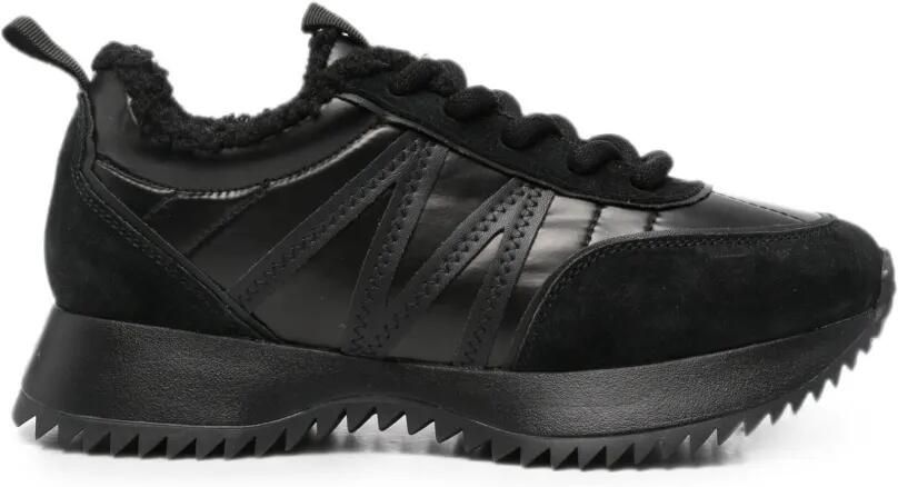 SERGIO MORETTI FIRENZE Sneakers met lammy voering en vlakken Zwart