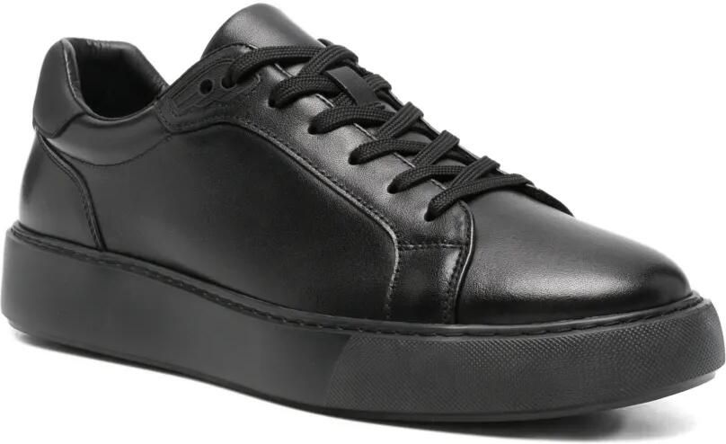 SERGIO MORETTI FIRENZE Sneakers met leren vlakken Zwart - Foto 2