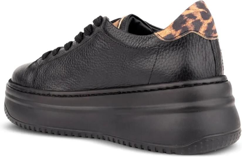 SERGIO MORETTI FIRENZE Sneakers met luipaardprint Zwart - Foto 2
