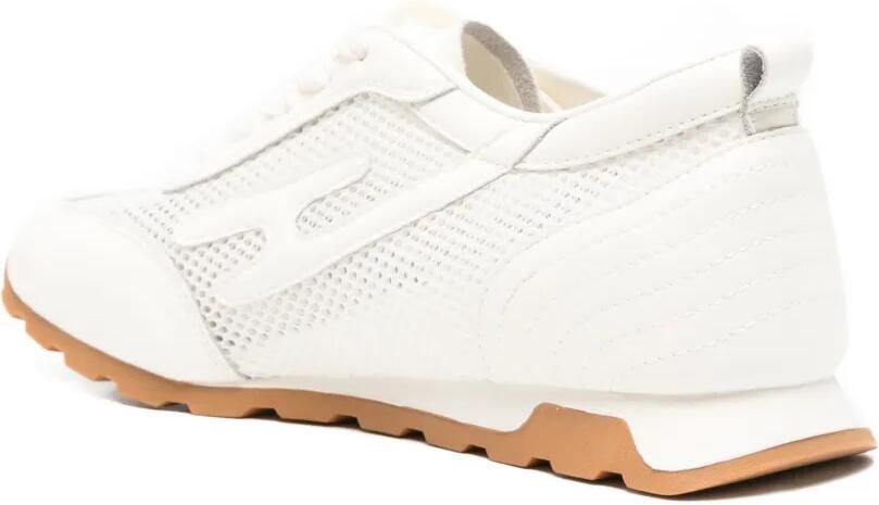 SERGIO MORETTI FIRENZE Sneakers met mesh vlakken Beige - Foto 2