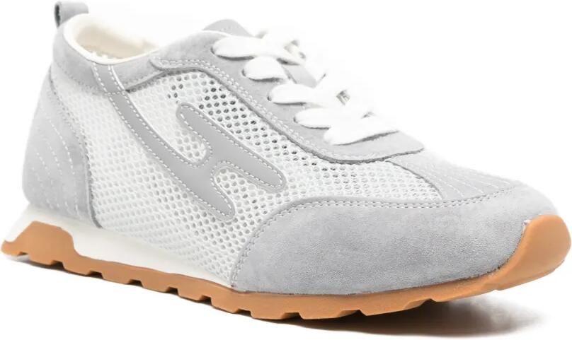 SERGIO MORETTI FIRENZE Sneakers met mesh vlakken Grijs - Foto 2