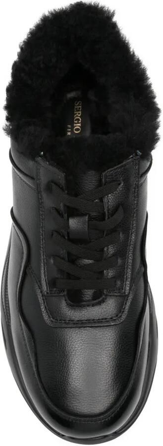 SERGIO MORETTI FIRENZE Sneakers met ronde neus Zwart - Foto 3