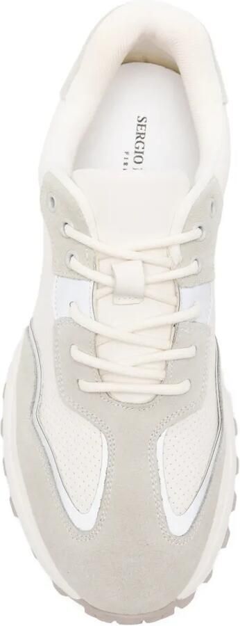 SERGIO MORETTI FIRENZE Sneakers met suède vlak Grijs - Foto 4