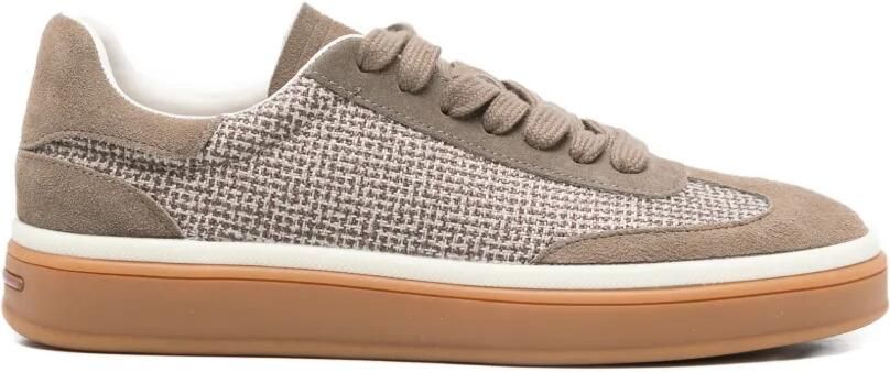 SERGIO MORETTI FIRENZE Sneakers met vlakken Bruin