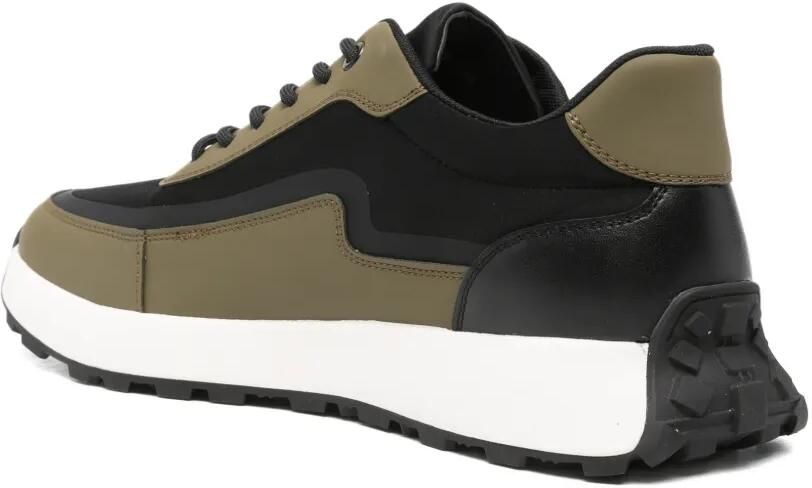 SERGIO MORETTI FIRENZE Sneakers met vlakken Groen - Foto 3