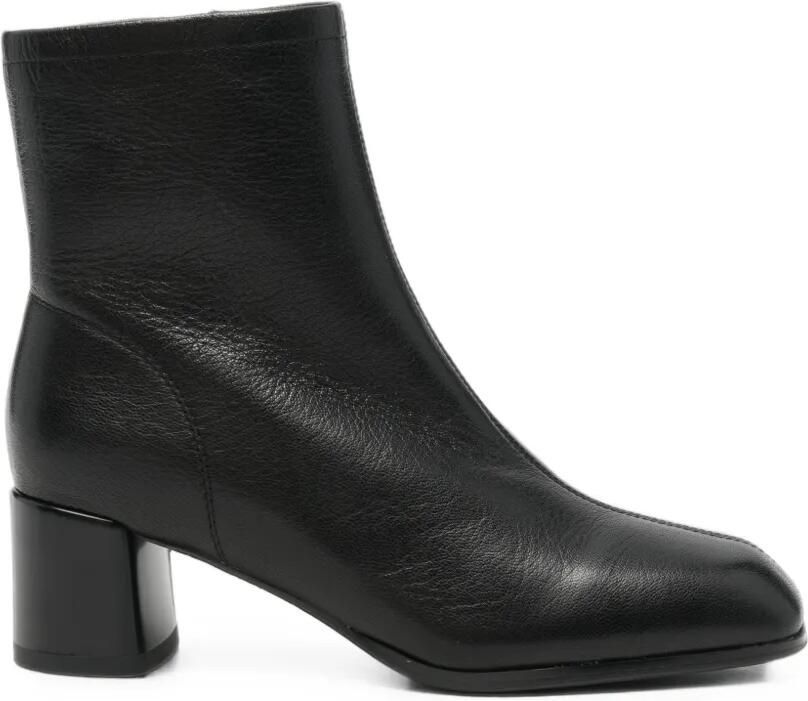 SERGIO MORETTI FIRENZE square-toe ankle boots Zwart