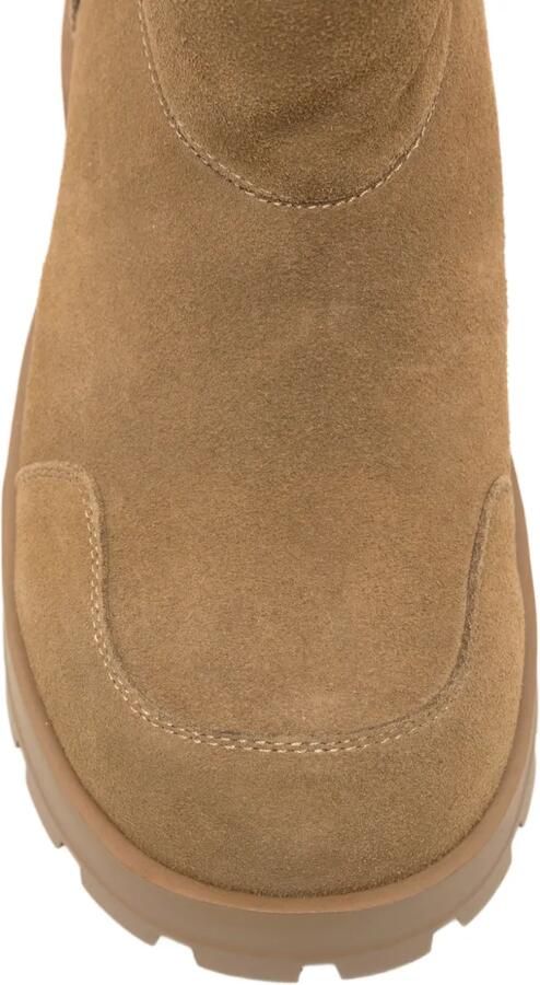 SERGIO MORETTI FIRENZE suede chunky-sole ankle boots Beige - Foto 3
