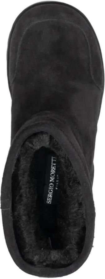SERGIO MORETTI FIRENZE suede chunky-sole ankle boots Zwart - Foto 3