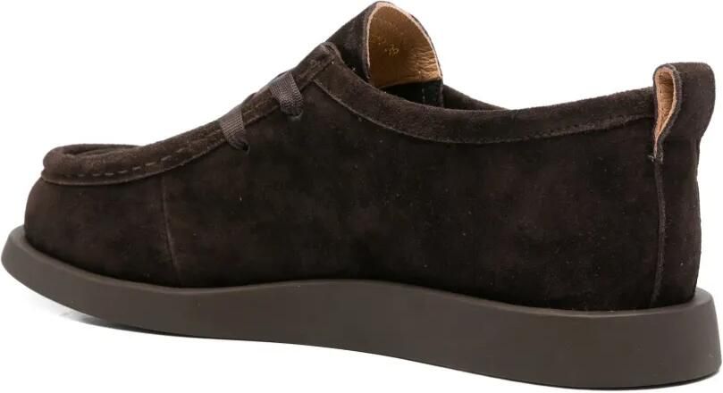 SERGIO MORETTI FIRENZE Suède derby schoenen Bruin - Foto 2