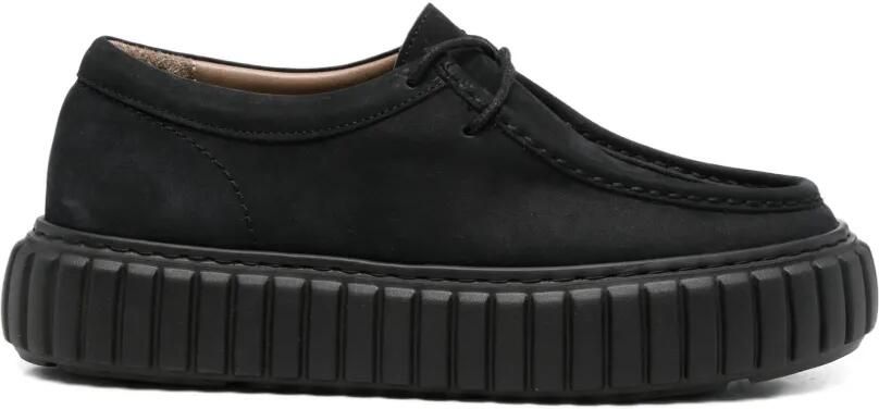 SERGIO MORETTI FIRENZE Suède derby schoenen Zwart