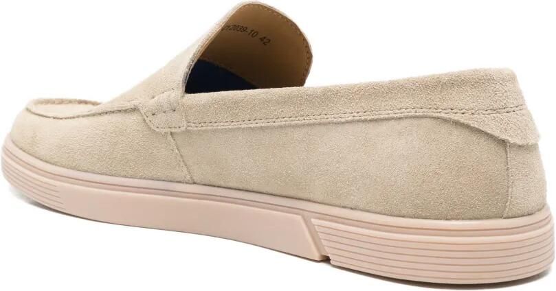 SERGIO MORETTI FIRENZE Suède loafers Beige - Foto 3