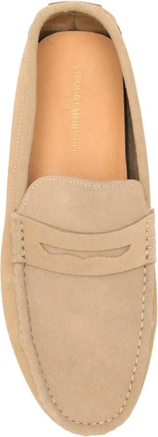 SERGIO MORETTI FIRENZE Suède loafers Beige - Foto 4