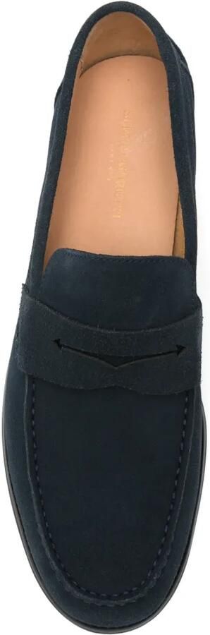 SERGIO MORETTI FIRENZE Suède loafers Blauw - Foto 3